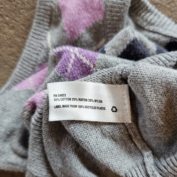 Baby GAP argyle sweater vest sz 6-12 months - Picture 3 of 5